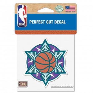 Sticker Wincraft Alternate Logo 4x4 Decal Utah Jazz