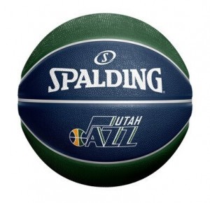 Ballon de basket Spalding Actual JNote Custom Ball Utah Jazz Navy