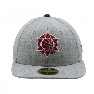  New Era Color Portait World 59fifty Hat Utah Jazz Gray