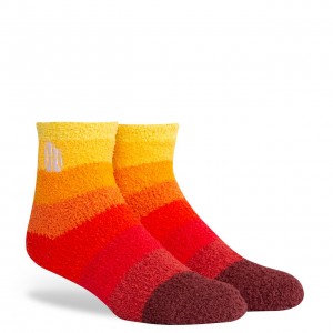 MensApparelFootwearFashion Pkwy Fuzzy Steps Sock Utah Jazz Orange