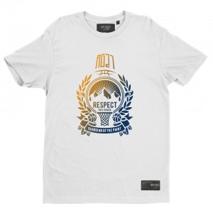 T-shirt multicolore "Respect this house"