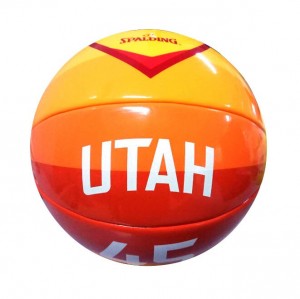 Basketball Spalding City Edition Player Jersey Mini Ball Utah Jazz Donovan Mitchell Orange