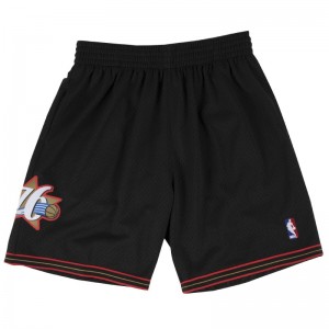 Short NBA Philadelphie 76ers 1997-98 Mitchell & Ness Swingman Noir pour Homme