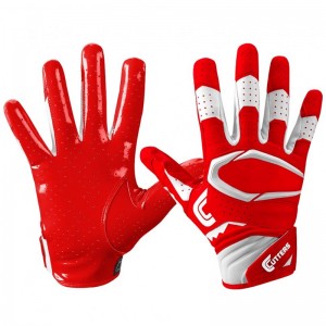 Gant de football américain Cutters S451 REV Pro 2.0 rouge pour junior
