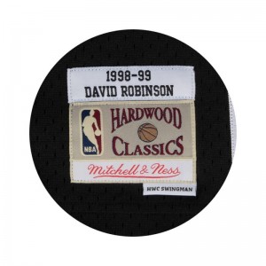 Maillot NBA swingman David Robinson San Antonio Spurs 1998-99 Hardwood Classics Mitchell & Ness noir