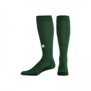 Chaussettes de Sport Under Armour Team Over the calf Vert