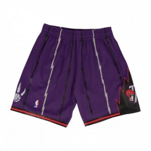 Short NBA Toronto Raptors 1998-99 Mitchell & Ness Swingman Violet pour Homme