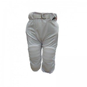 Pantalon de football américain tout intégré Sportland 2.0 Blanc pour adulte