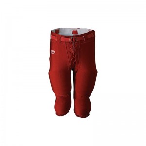 Pantalon de Football Americain Rawlings rouge pour adulte