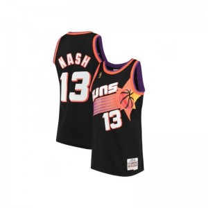 Maillot NBA swingman Steve Nash Phoenix Suns 1996-97 Hardwood Classics Mitchell & Ness Noir