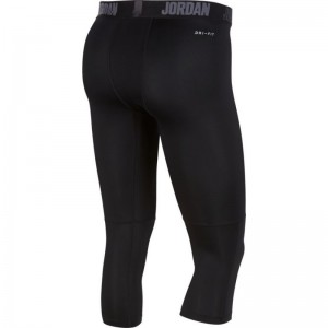 bas de compression Jordan Dri 23 Alpha 3/4 Noir pour homme
