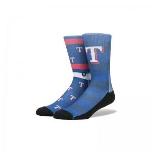 Chaussettes de Baseball MLB Stance Splatter Texas Rangers Bleu marine