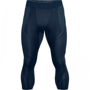 Bas de compression 3/4 Under Armour Threadborne Seamless Bleu Navy pour homme