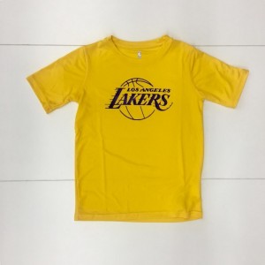 T-shirt Nba Los Angeles Lakers Defensive dry tek pour enfant jaune