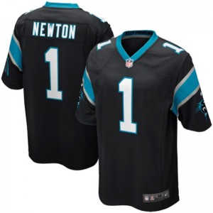 Maillot NFL Cam Newton Carolina Panthers Nike Game Team pour junior Noir