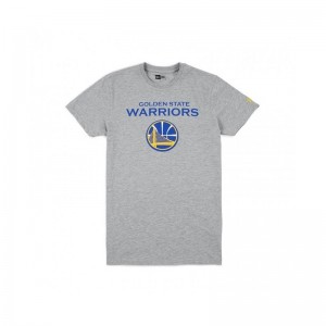 T-Shirt NBA Golden State Warriors NewEra Gris pour Hommes