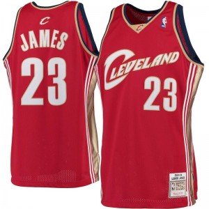 Maillot NBA Lebron James Cleveland Cavaliers 2003-04 Mitchell & Ness swingman Hardwood Classic rouge