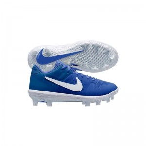 Crampons de Baseball moulé Nike Alpha Huarache Elite 2 Low Bleu Pour Homme
