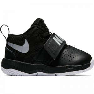 Chaussure de Basketball Nike Team Hustle D 8 ( TD ) noir pour bébé