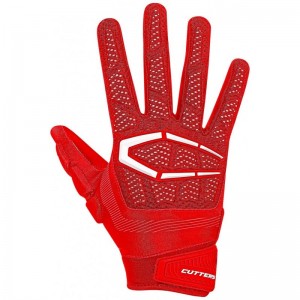 Gant de Football américain Cutters The Gamer 3.0 Rouge