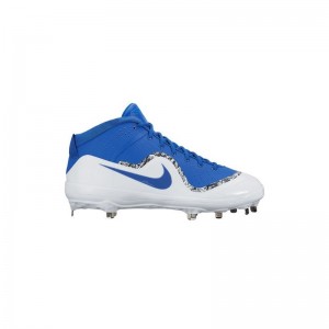 Crampons de Baseball métal Nike Air Trout 4 Mid Bleu Pour Homme