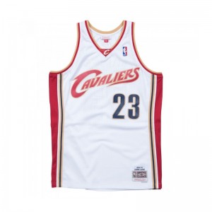 Maillot NBA Lebron James Cleveland Cavaliers 2003-04 Mitchell & Ness swingman Hardwood Classic Blanc