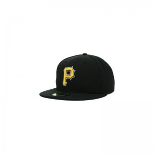 Casquette MLB Pittsburgh Pirates New Era authentic performance 59fifty noir