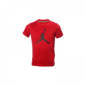 T-shirt Jordan Big Logo Rouge Pour Enfant