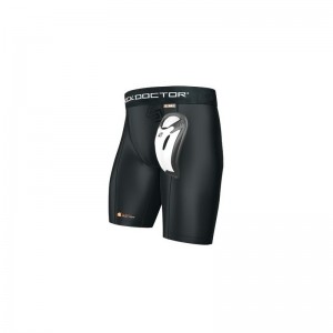 Short de compression avec coquille de Baseball Shock Doctor Bioflex cup pour Adulte