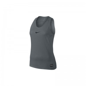 Nike Débardeur Elite pour Femme Gris