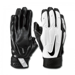 Gant de Football Américain Nike D-Tack 6.0 Blanc pour Linemen