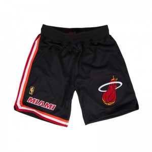 Short NBA Miami Heat 1996-97 Mitchell & Ness Swingman Noir pour Homme