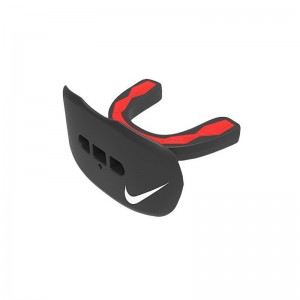 Protège dent+ lèvre Nike Hyperflow Adulte avec strap et saveur Cerise Noir