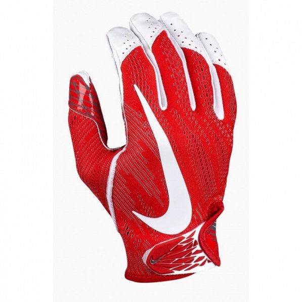 Nike Gant de football am ricain vapor Knit pour receveur rouge