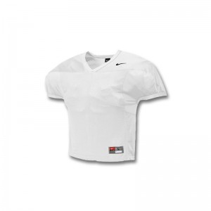 Maillot d'entrainement de football américain Nike velocity 2.0 practice Blanc