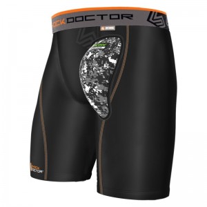 Coquille de Baseball Shock Doctor Air Core Ultra Souple avec Short Noir