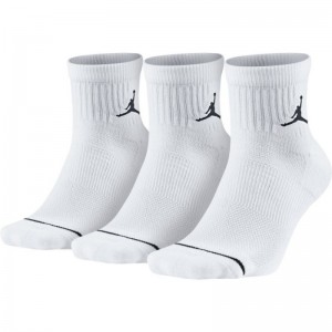 Chaussettes Jordan quarter blanche 3 paires