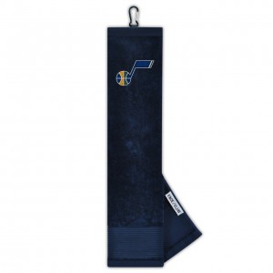 NoveltyOutdoorRecreation Wincraft Face Club TriFold Towel Utah Jazz Navy