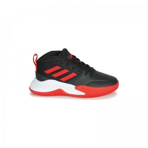 Chaussure de Basketball Adidas Ownthegame K Wide Noir red Pour Junior