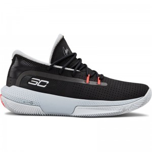 Chaussures de Basketball Under Armour SC 3Zero III Noir Pour Junior