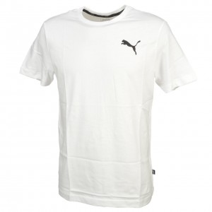 T-shirt Multisport Manches Courte Homme Puma Ess small logo tee white