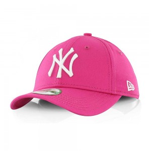 Casquette Youth New Era 940 Mlb League Ny Pink