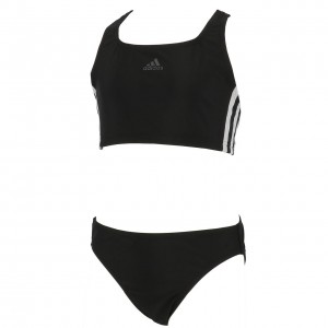 Maillot De Bain Natation Maillot 2 Pièces Fillette Adidas Fit 3s black 2p girl