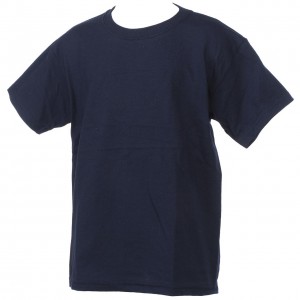 T-shirt Multisport Manches Courte Enfant Toptex Heavy kid navy mc coton