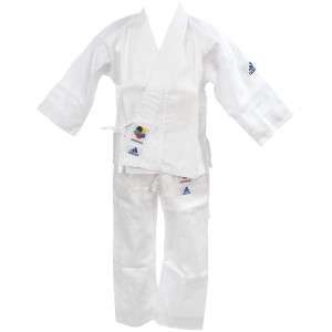 Kimono Karaté Enfant Doubled Adidas Evolution blanc karate jr