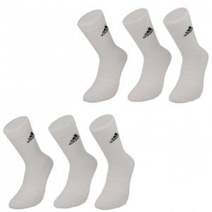 Chaussettes Homme Adidas 3s perf crew cho7 blc 6pp