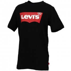 T-shirt Mode Manches Courte Enfant Levis Batlog blk/rge mc tee jr