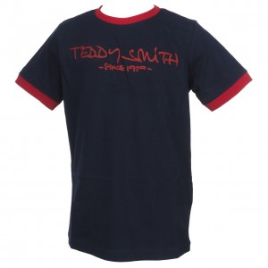 T-shirt Mode Manches Courte Enfant Teddy Smith Ticlass nv/bdx mc tee jr