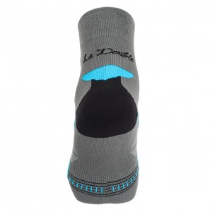 Chaussettes Randonnée Mixte Thyo Double trek grs/trq cho7