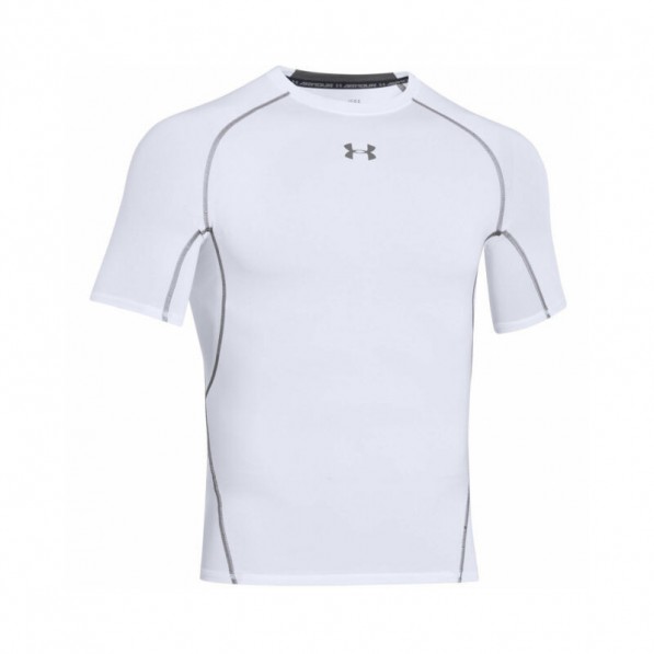 Under Armour T-shirt de compression HeatGear Blanc Homme - Under Armour -  tightR